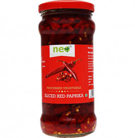 Neo Sliced Red Paprika   Glass Jar  350 grams